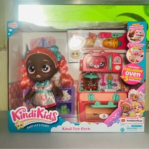 KINDI KIDS Fun Oven Playset Summer Peaches Doll➕5 Exclusive Shopkins RARE